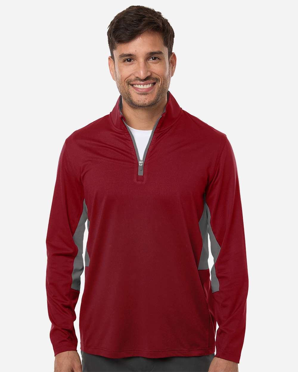 Puma Golf 628858 Men’s Pure 2.0 Quarter-zip - Dark Crimson Slate Sky