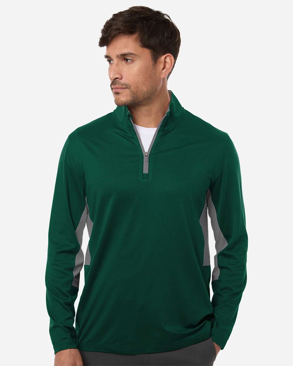 Puma Golf 628858 Men’s Pure 2.0 Quarter-zip - Dark Myrtle Slate Sky