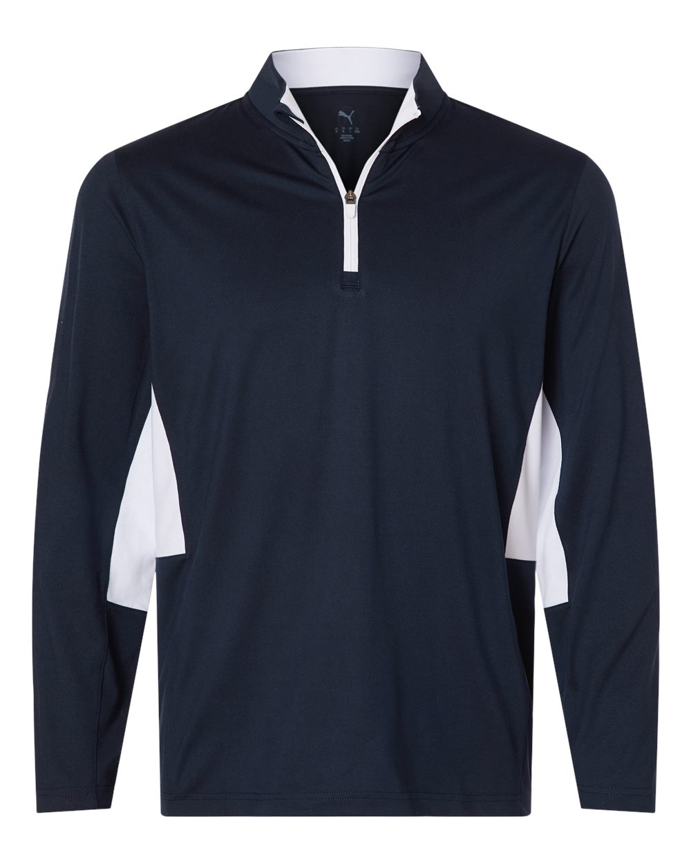 Puma Golf 628858 Men’s Pure 2.0 Quarter-zip - Deep Navy White Glow