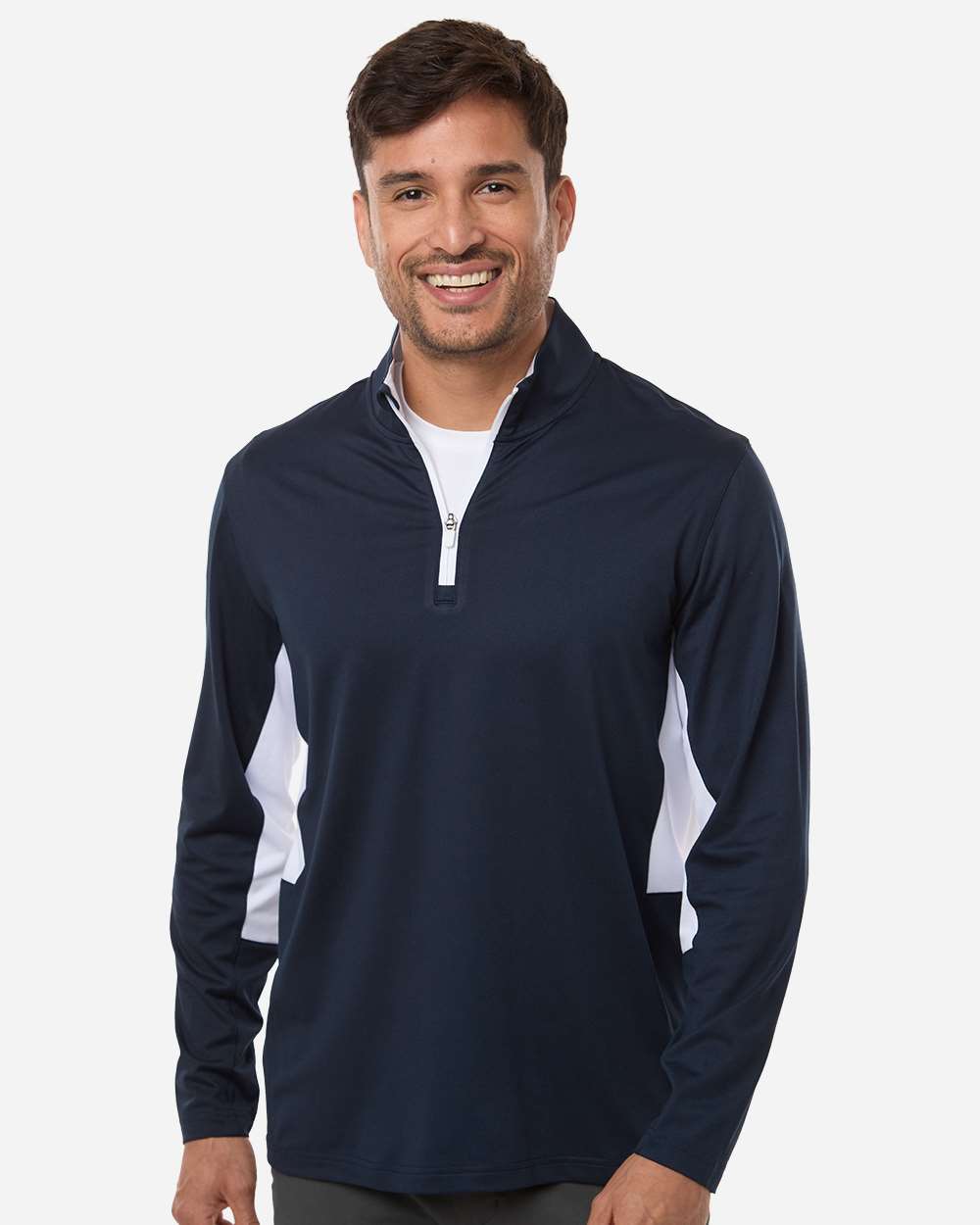 Puma Golf 628858 Men’s Pure 2.0 Quarter-zip - Deep Navy White Glow