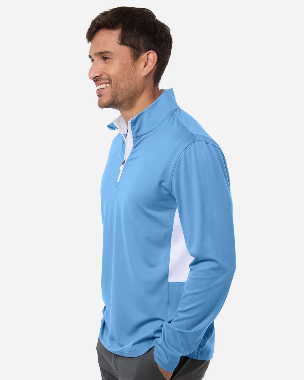 Puma Golf 628858 Men’s Pure 2.0 Quarter-zip - Team Light Blue White Glow