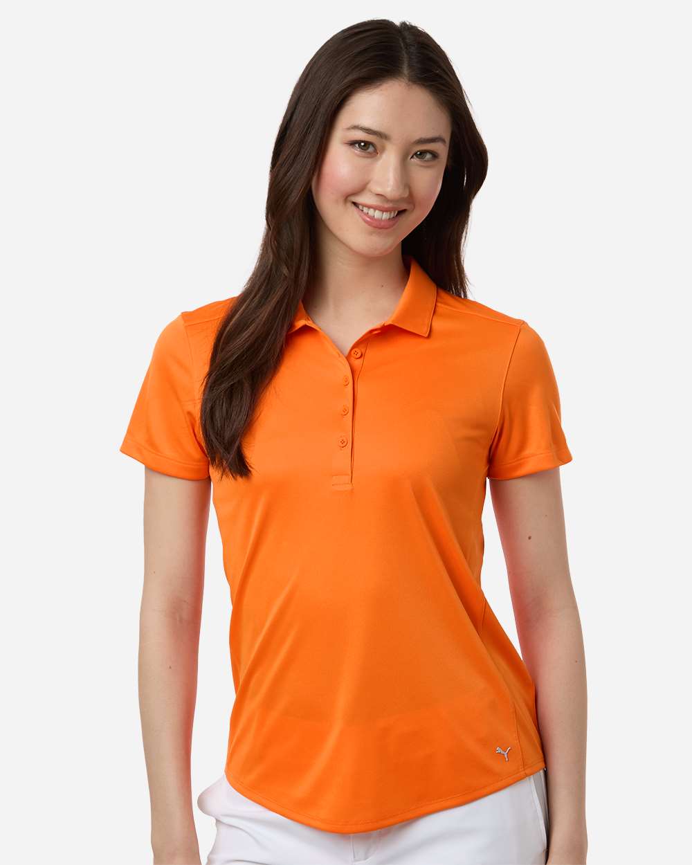 Puma Golf 629944 Womens Pure 2.0 Polo - Rickie Orange