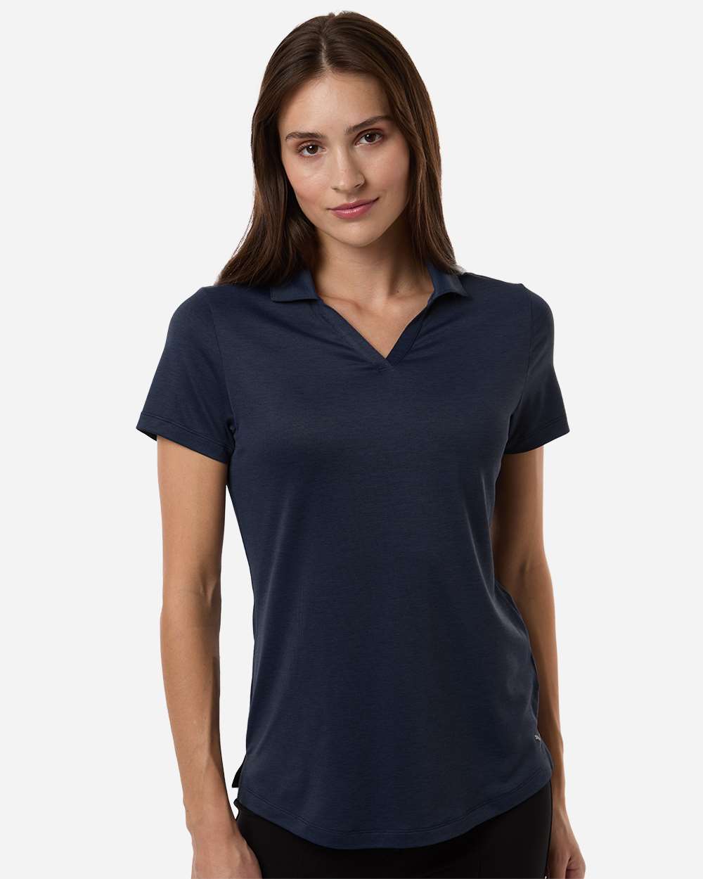 Puma Golf 631051 Womens Icon Heather Polo - Deep Navy