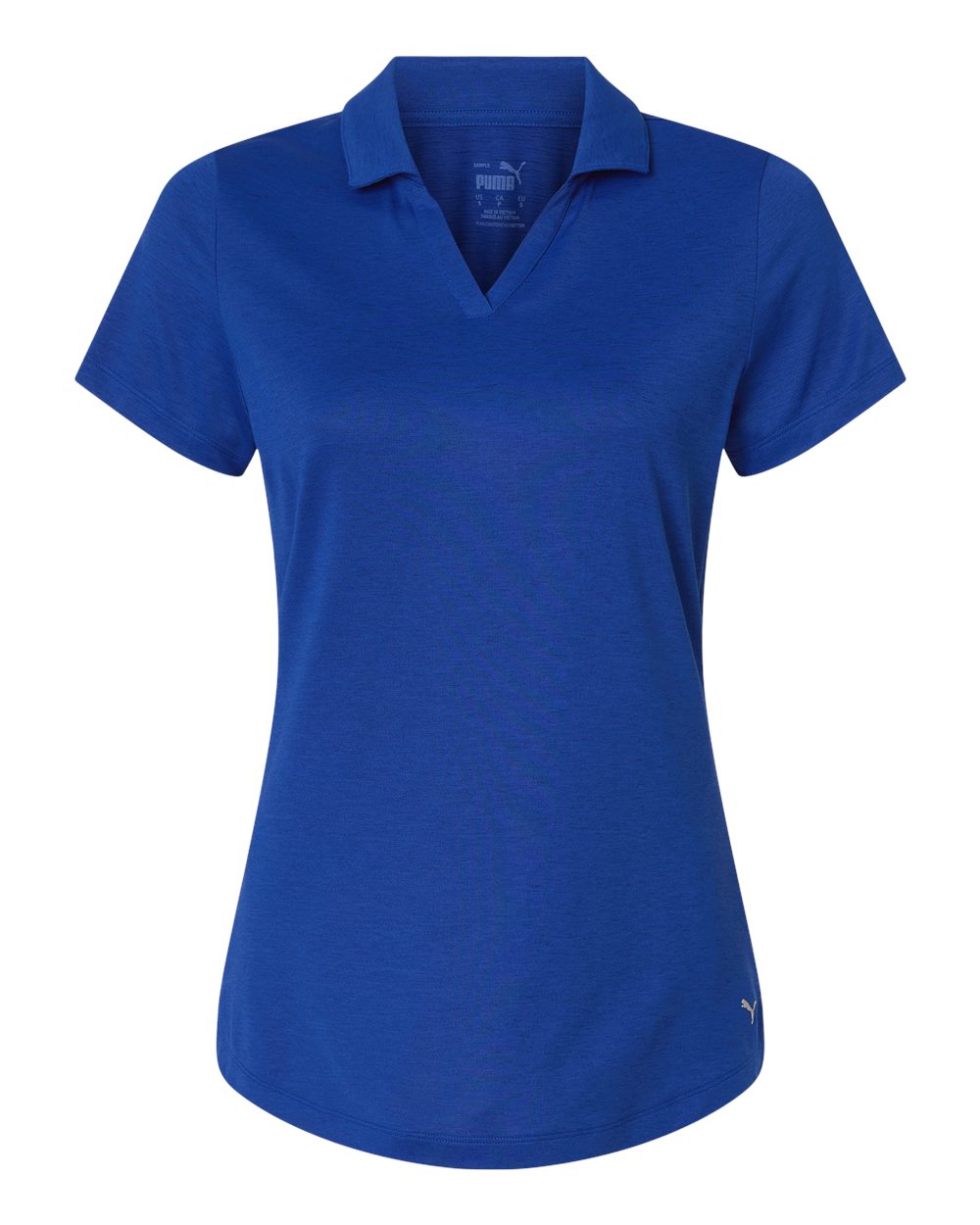 Puma Golf 631051 Womens Icon Heather Polo - Festive Blue