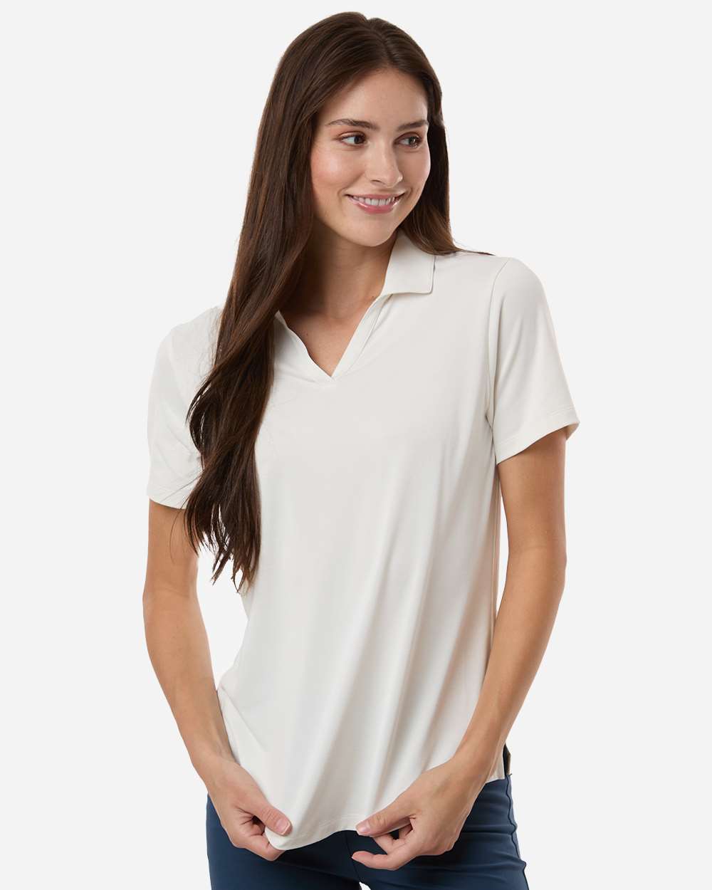 Puma Golf 631051 Womens Icon Heather Polo - Warm White