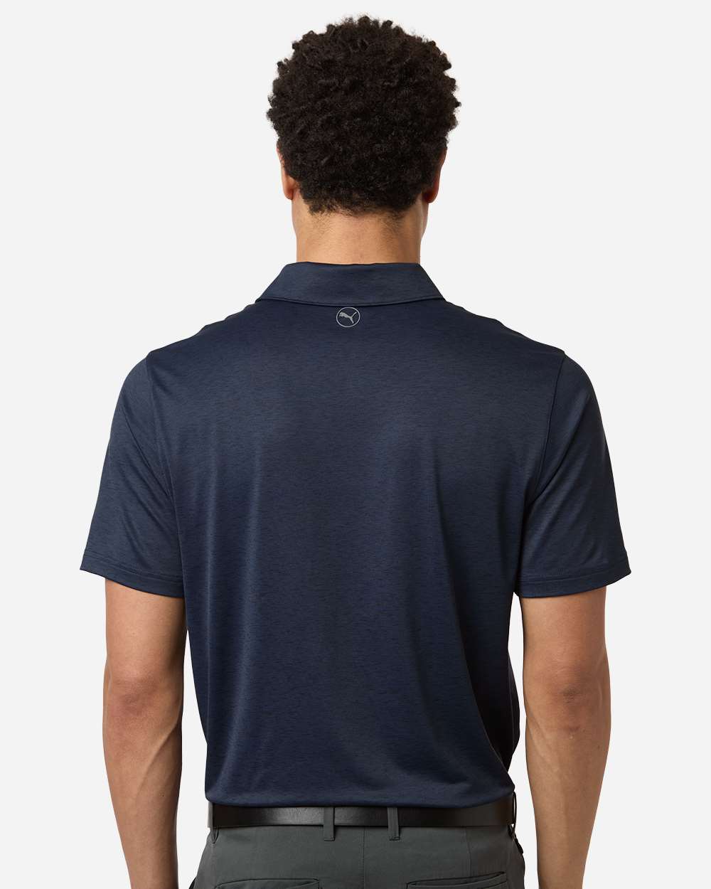 Puma Golf 631057 Men’s Icon Heather Polo 2.0 - Deep Navy
