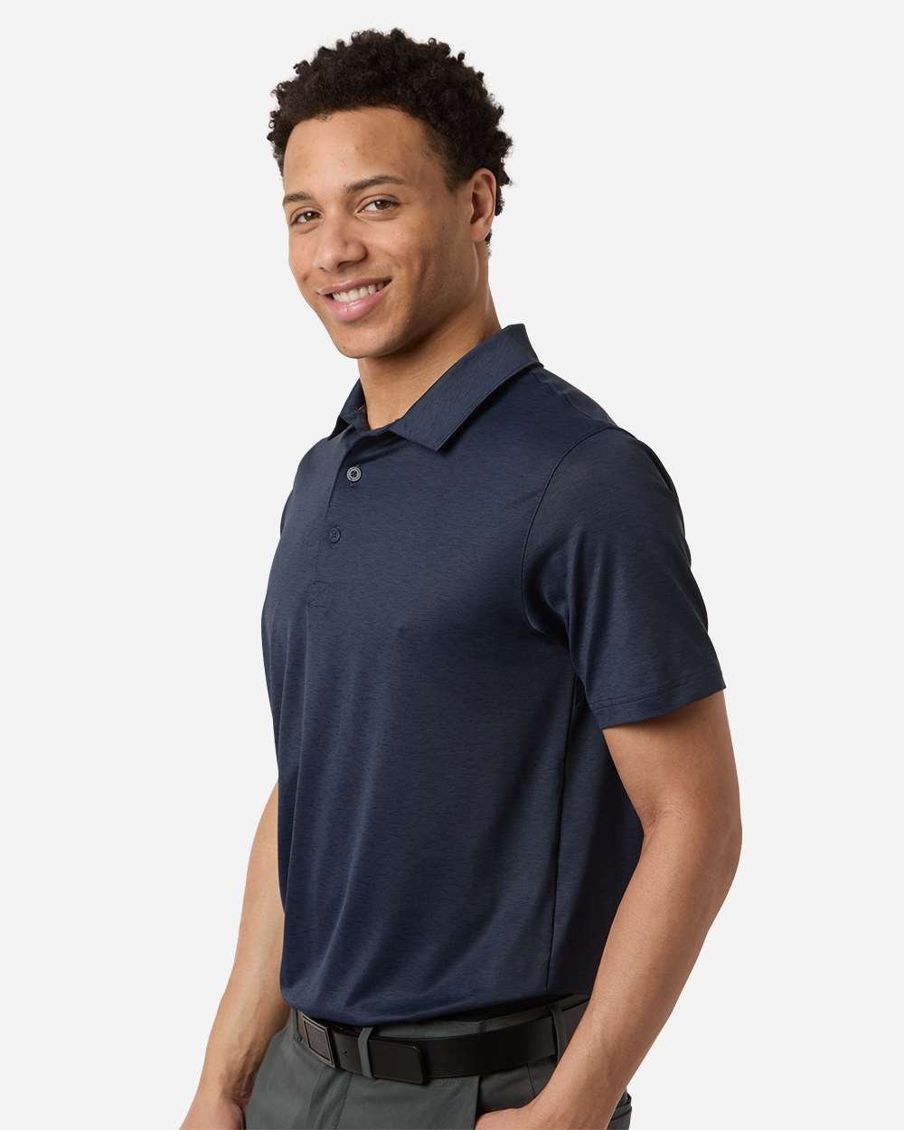 Puma Golf 631057 Men’s Icon Heather Polo 2.0 - Deep Navy