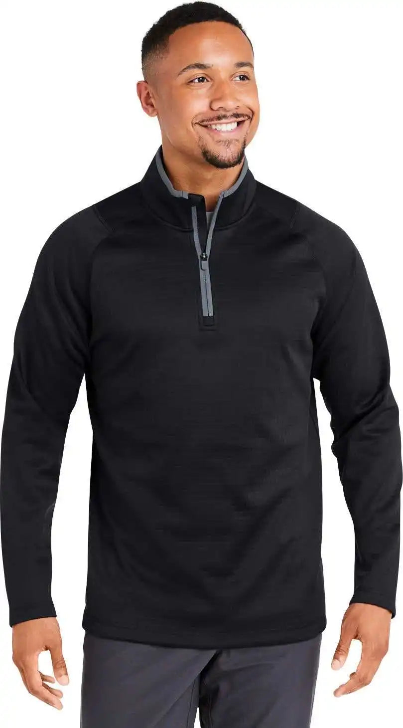 Puma Golf 631105 Men’s Waffle Fleece Quarter-zip - Puma Black