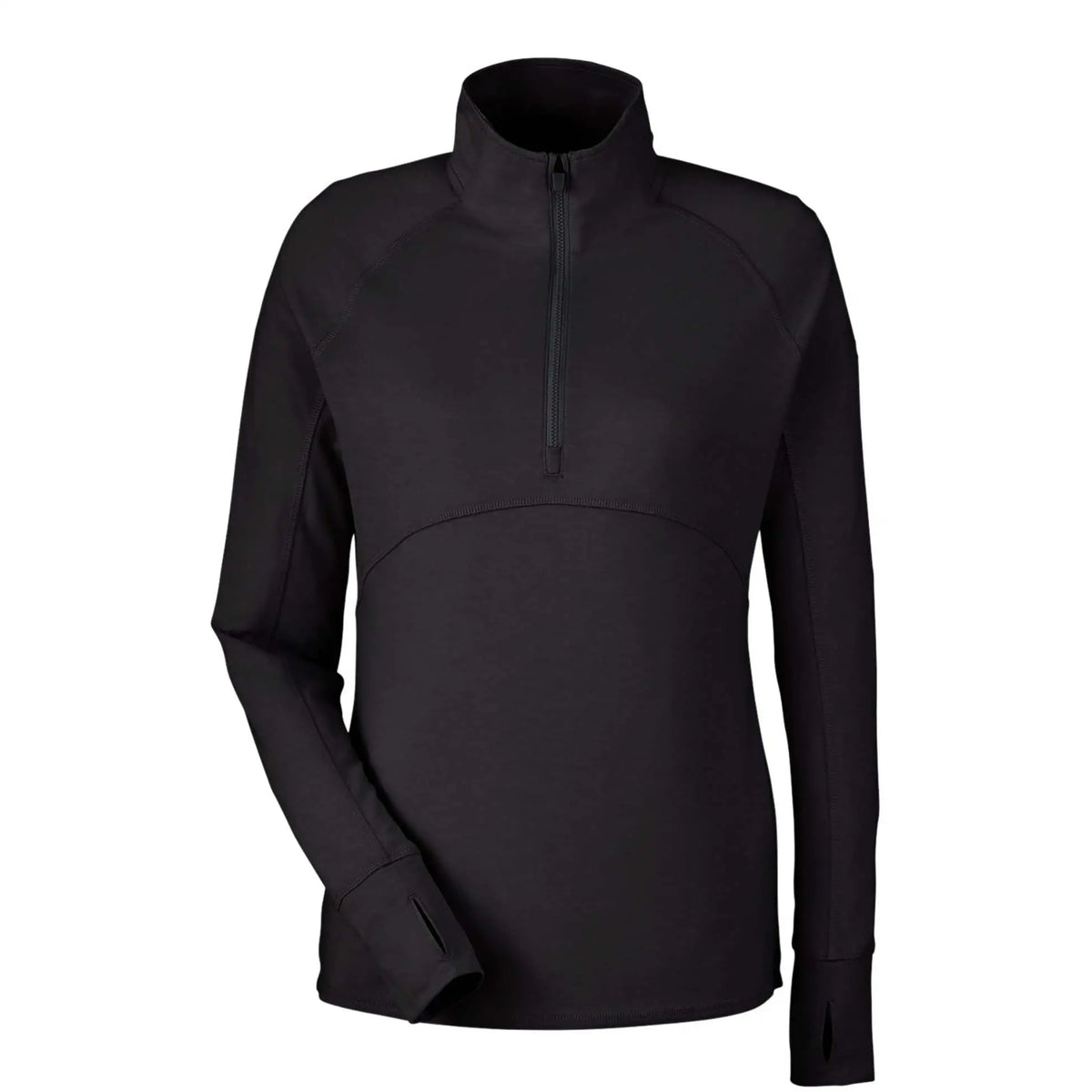 Puma Golf Pg400w Women’s Bandon Quarter-zip Pullover - Black