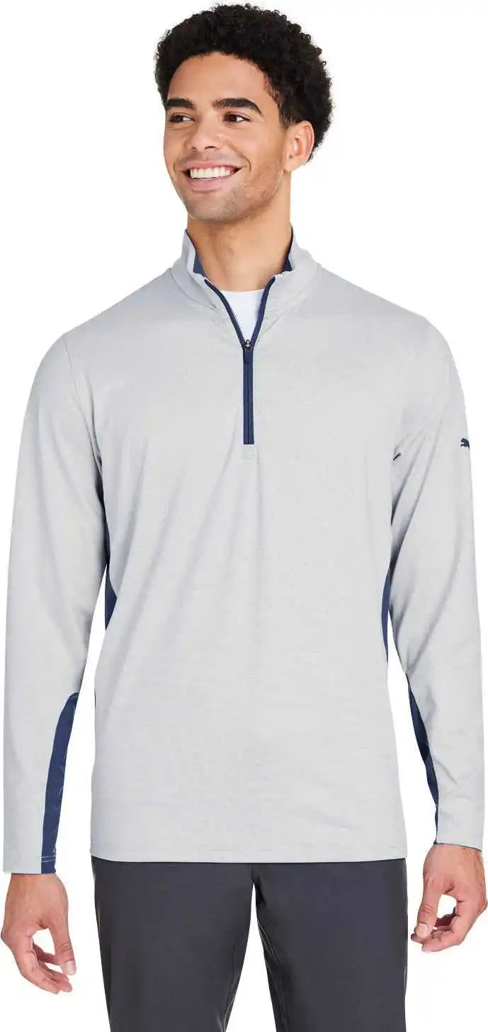 Puma Golf Pg410 Men’s Mesa Stripe Quarter-zip - Nvy Blzr