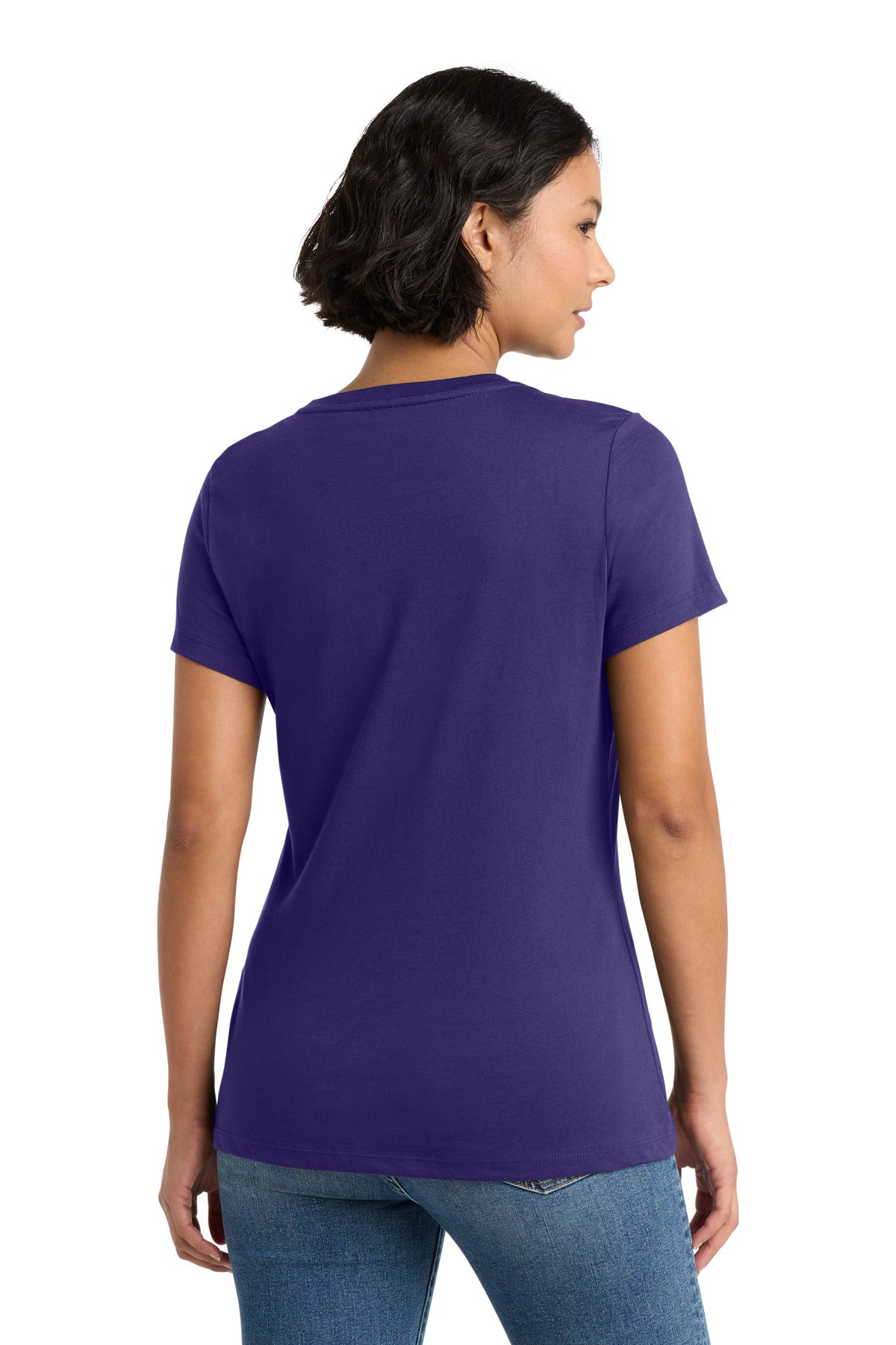 Purple District Women's Perfect Weight Tee. DM104L