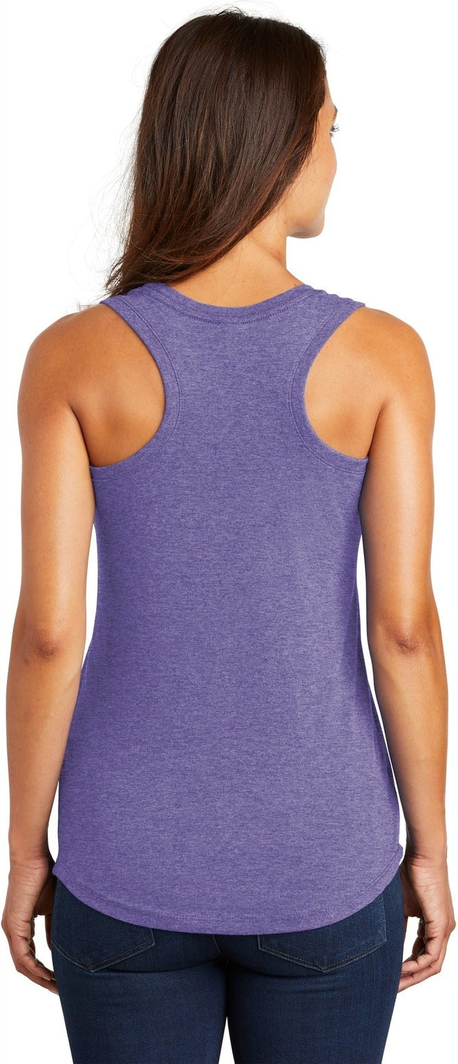 Purple Frost District Women's Perfect Tri Racerback Tank. DM138L