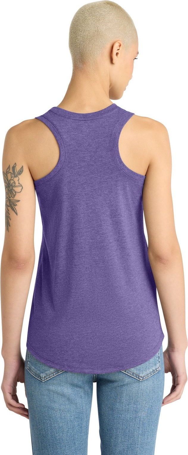 Purple Frost District Women's Perfect Tri Racerback Tank. DM138L