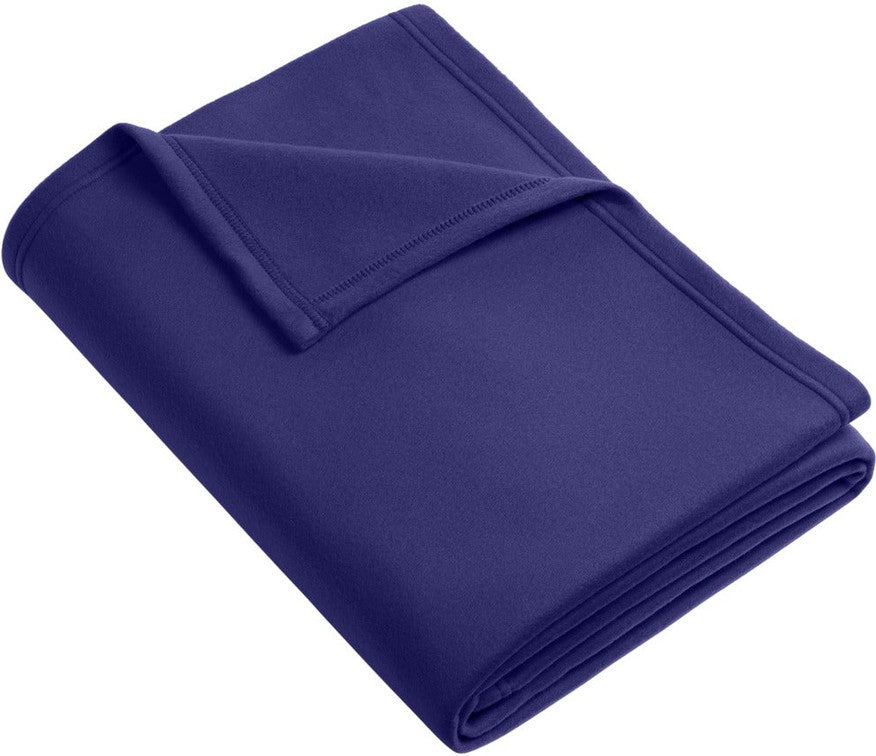 Purple Port Authority Core Fleece Blanket. BP60