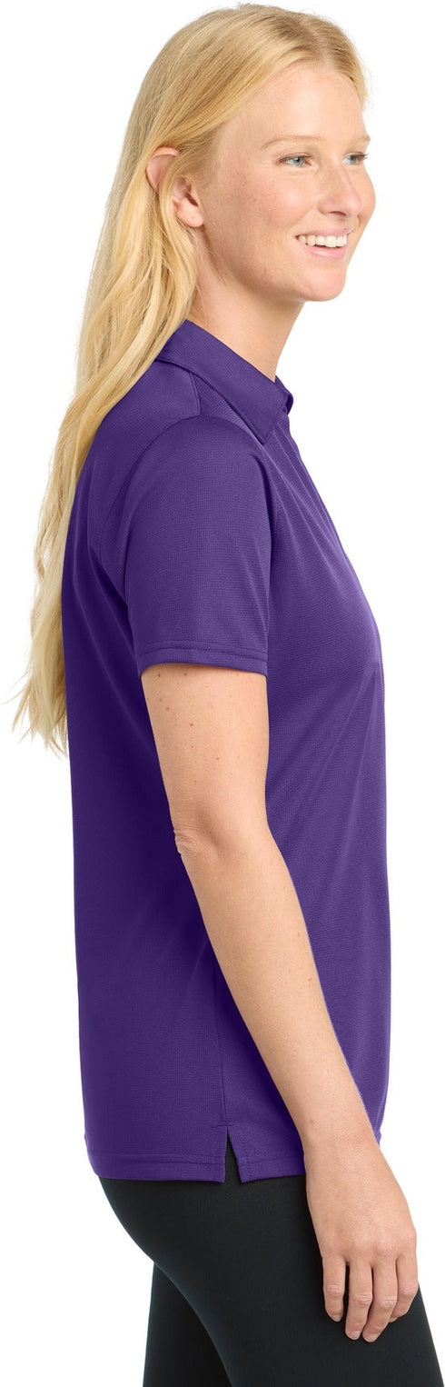 Purple Sport-Tek Women's PosiCharge Active Textured Polo. LST690