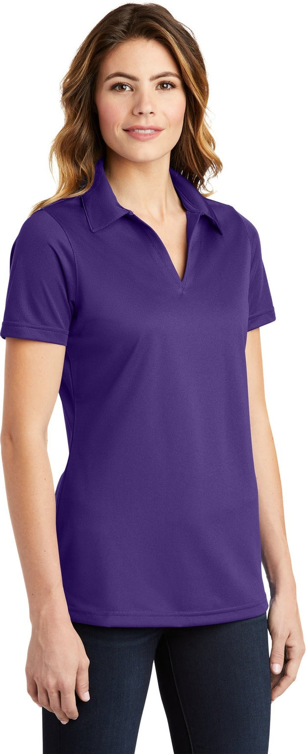 Purple Sport-Tek Women's PosiCharge Active Textured Polo. LST690