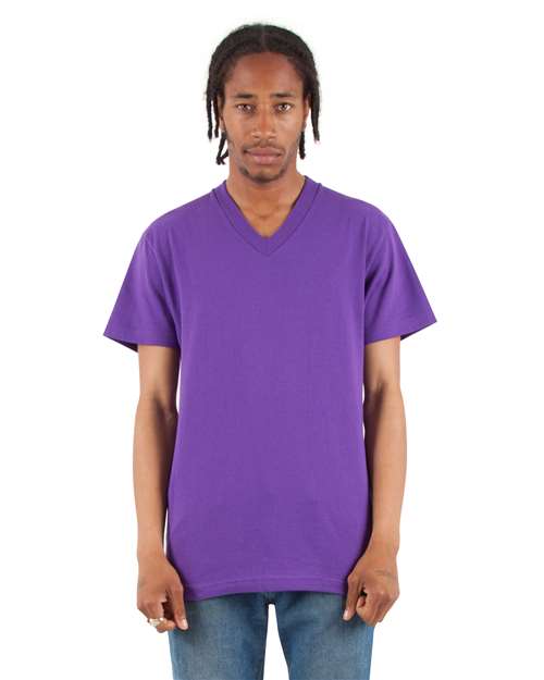 Purple V-Neck T-Shirt - SHVEE