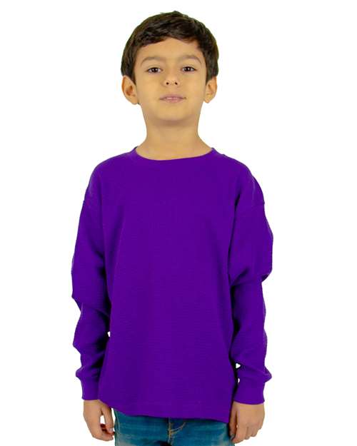 Purple Youth Thermal T-Shirt - SHTHRMY