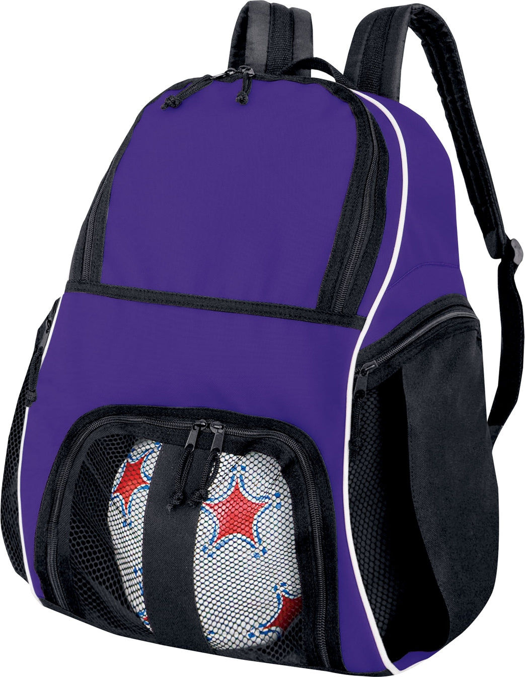 PURPLE/BLACK/WHITE PLAYER BACKPACK