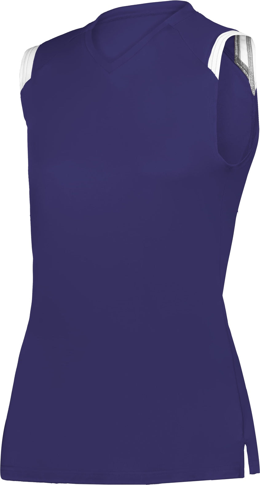 PURPLE/WHITE (BA) ON THE RISE GRLS SLVLSS JSY