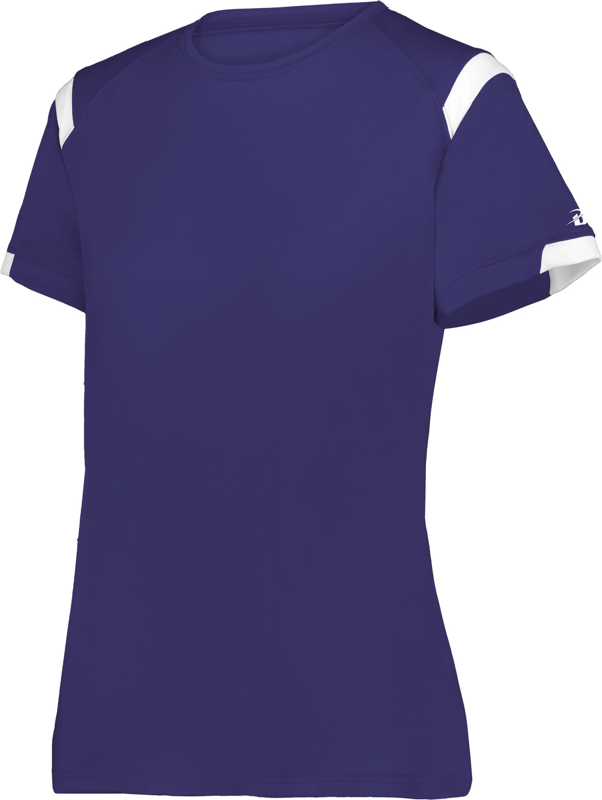 PURPLE/WHITE (BA) ON THE RISE LADIES TEE