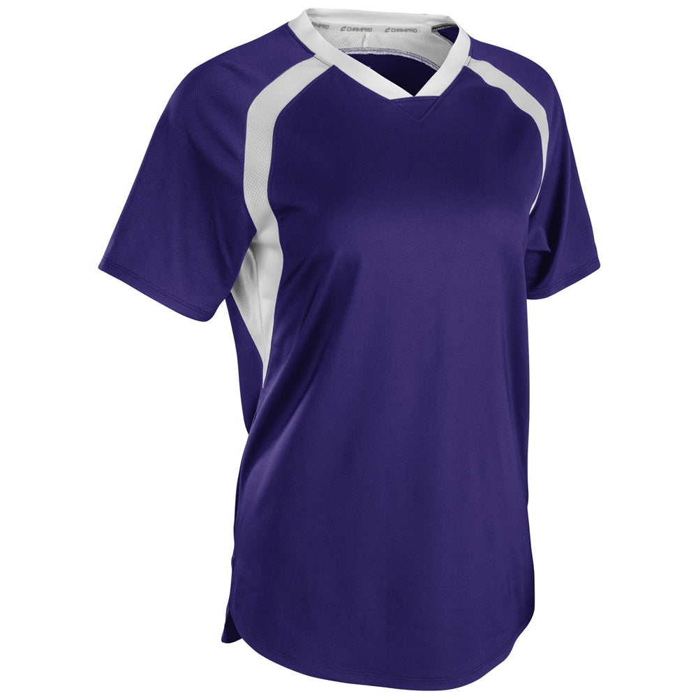 PURPLE,WHITE Hat Trick Jersey