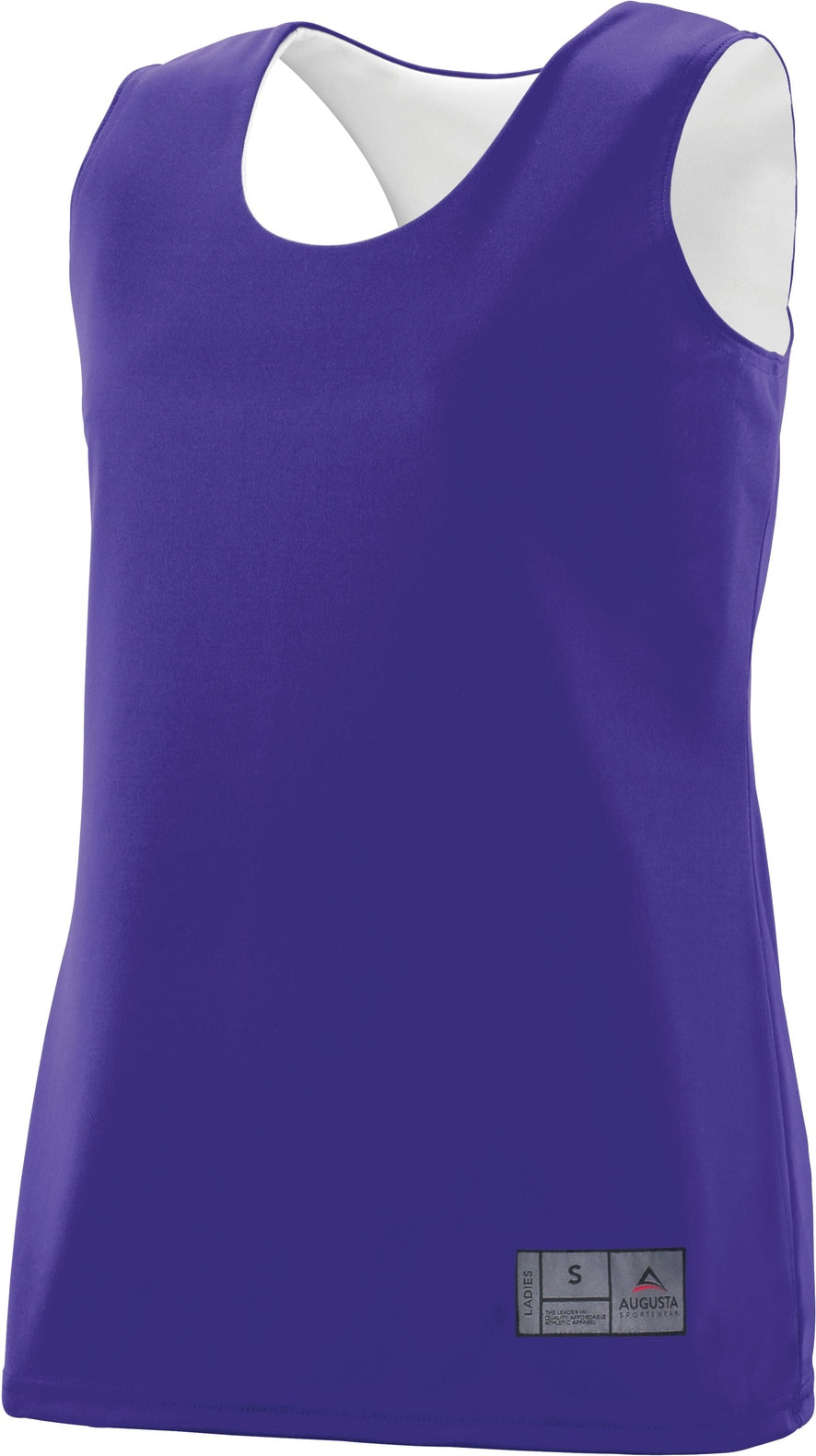 PURPLE/WHITE LDS REVERSIBLE WICKING TANK