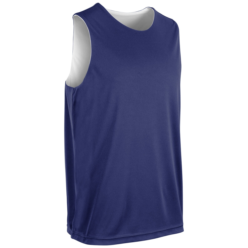 PURPLE,WHITE Vision Reversible Basketball Jersey