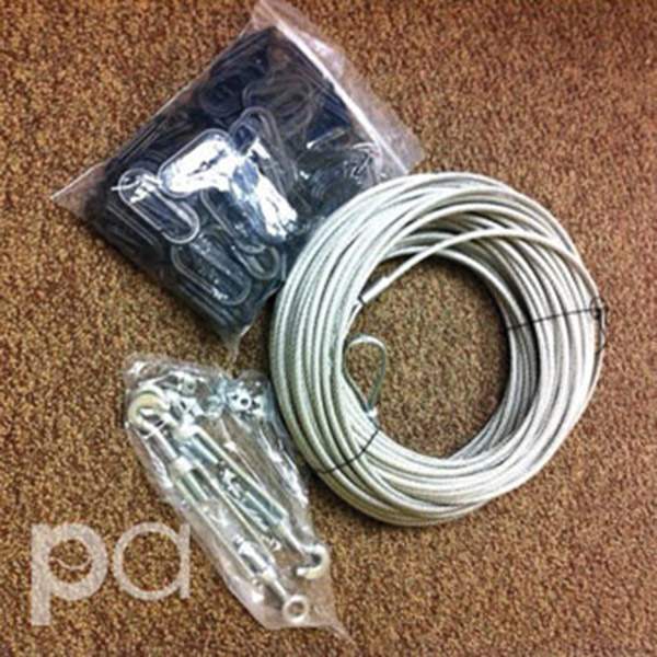 Putterman Divider Curtain Cable Kit - Os