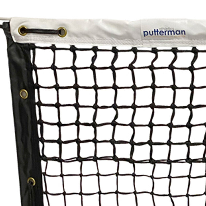 Putterman Signature Double Top Tennis Net - Blk / Os