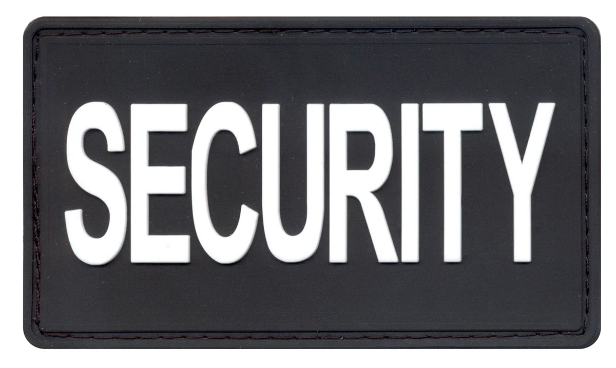 Pvc Security Patch W/ Hook Back