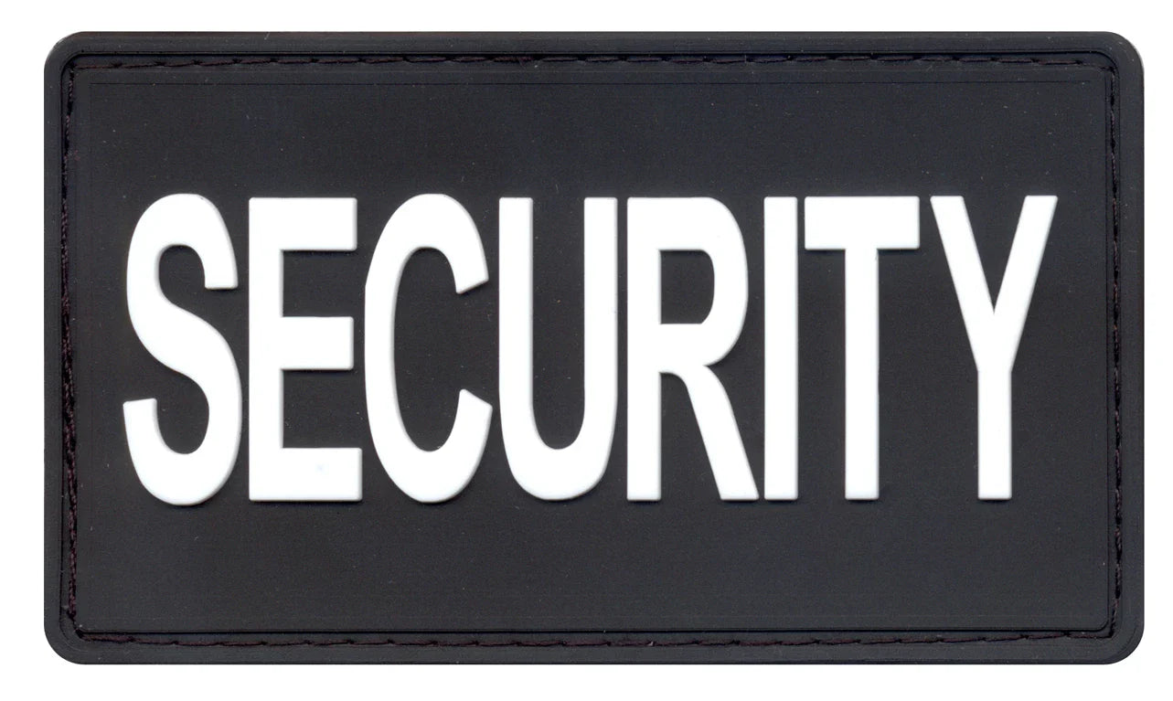 Pvc Security Patch W/ Hook Back