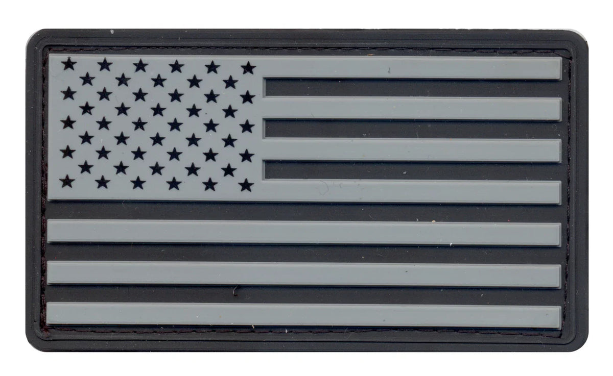 Pvc us Flag Patch with Hook Back
