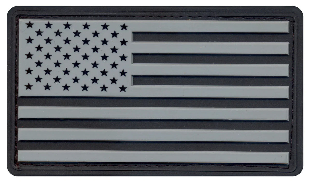 Pvc us Flag Patch with Hook Back