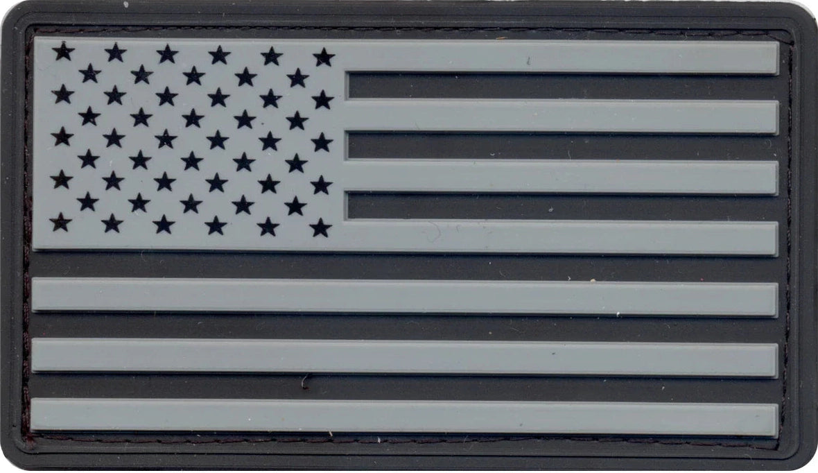 Pvc us Flag Patch with Hook Back