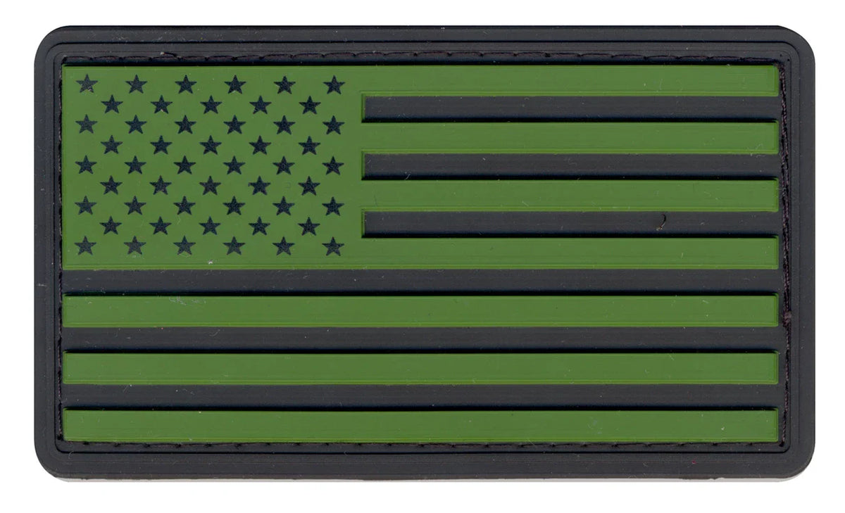 Pvc us Flag Patch with Hook Back