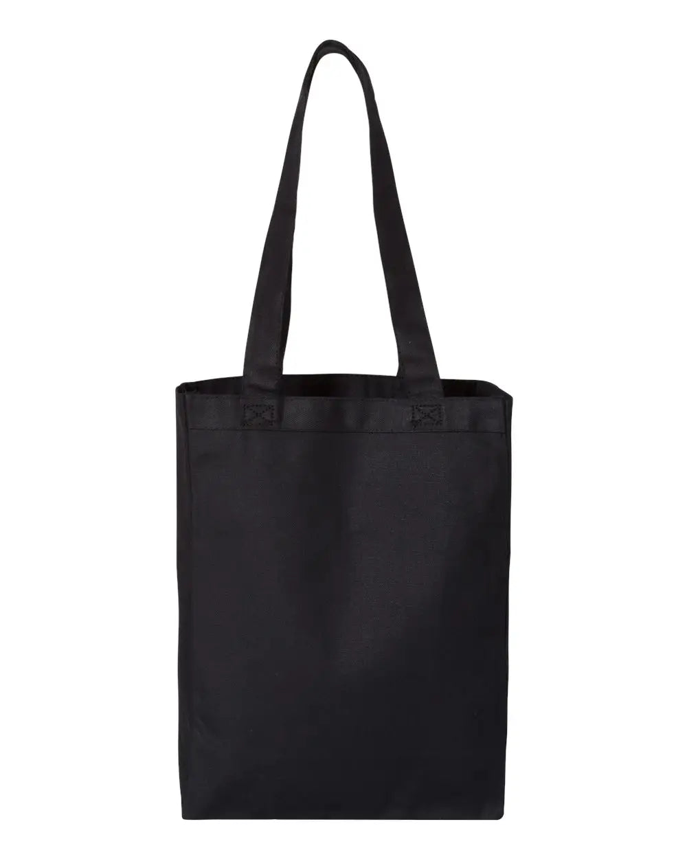 Q-tees Q1000 12l Gussetted Shopping Bag - Black - one Size Fits Most