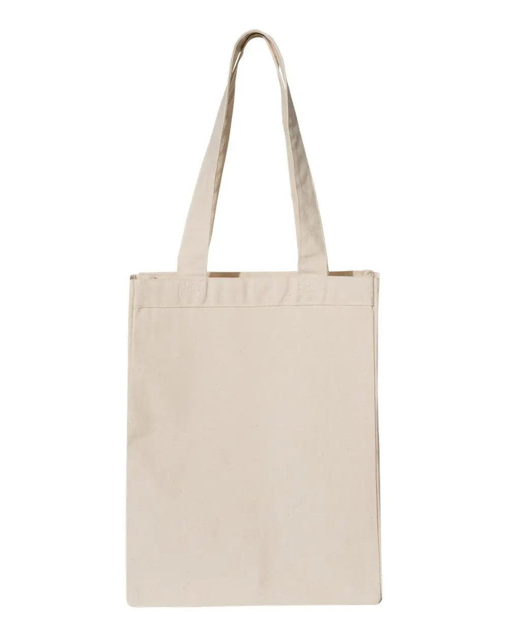 Q-tees Q1000 12l Gussetted Shopping Bag - Natural - one Size Fits Most