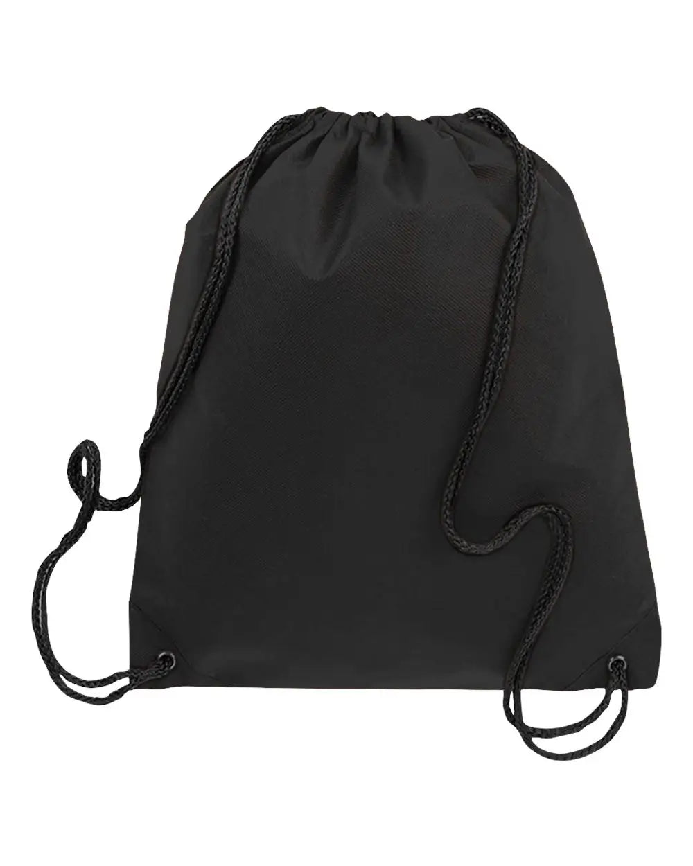 Q-tees Q1235 Non-woven Sportpack - Black - one Size Fits Most