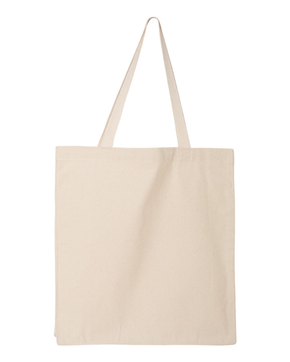 Q-tees Q125300 14l Shopping Bag - Natural - one Size Fits Most