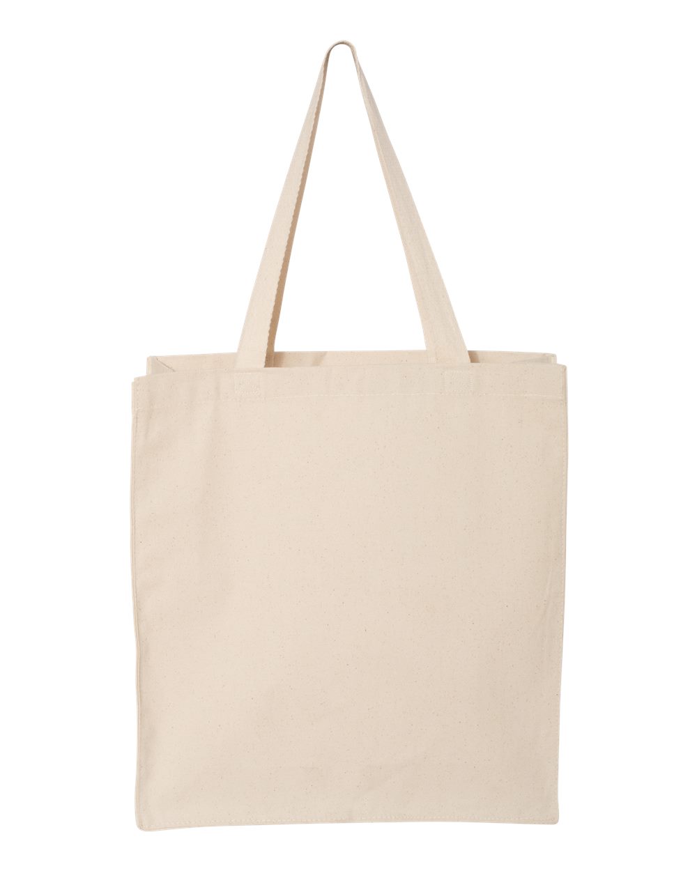 Q-tees Q125300 14l Shopping Bag - Natural - one Size Fits Most