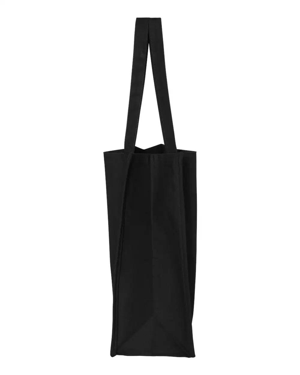 Q-tees Q125400 27l Jumbo Shopping Bag - Black - one Size Fits Most