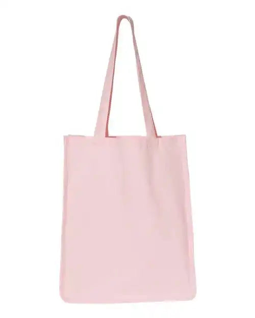 Q-tees Q125400 27l Jumbo Shopping Bag - Light Pink - one Size Fits Most