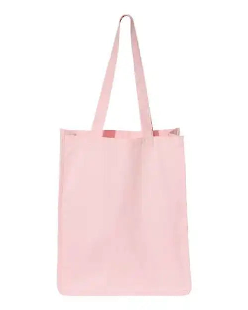 Q-tees Q125400 27l Jumbo Shopping Bag - Light Pink - one Size Fits Most