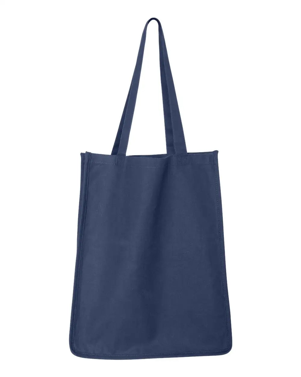 Q-tees Q125400 27l Jumbo Shopping Bag - Navy - one Size Fits Most