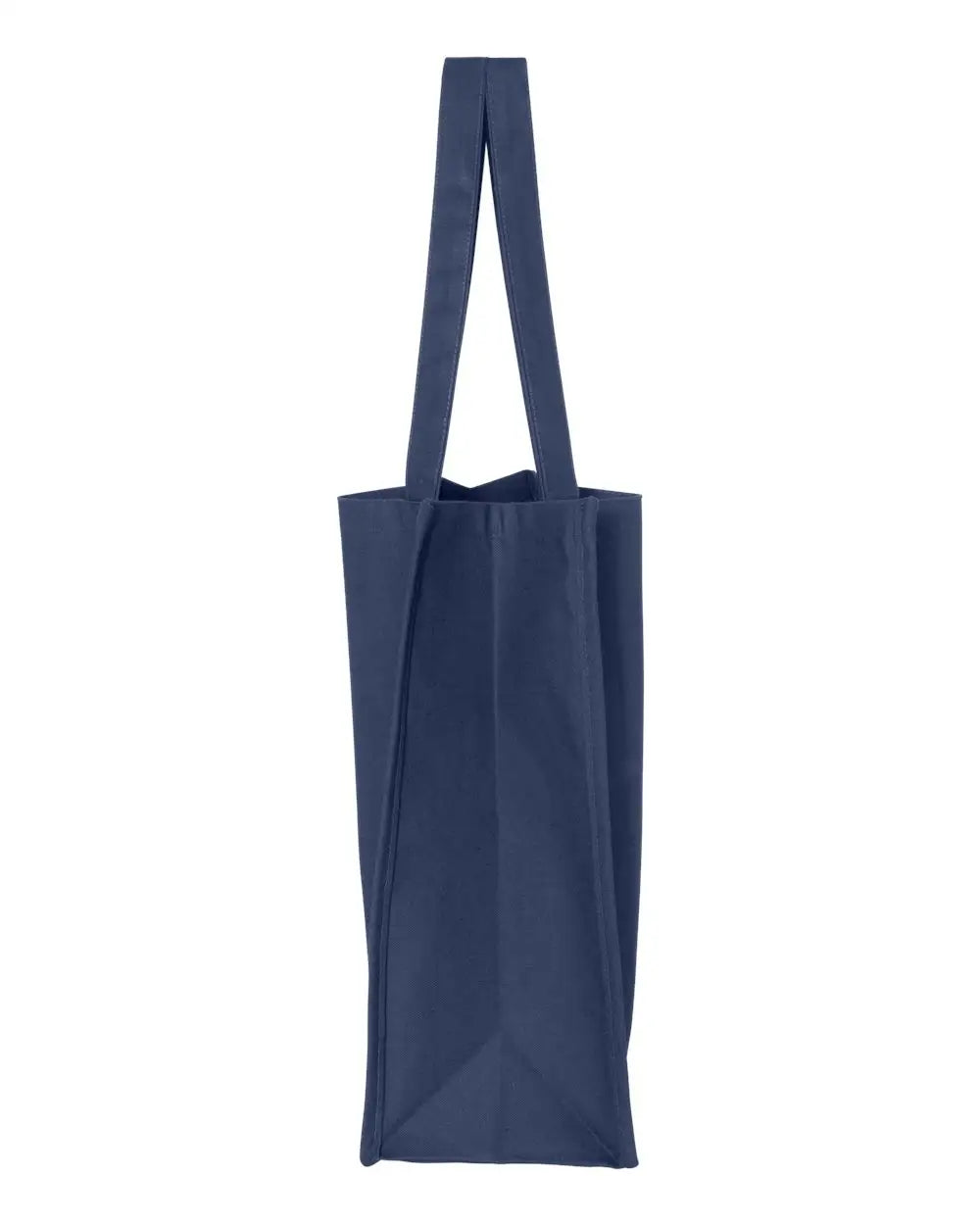 Q-tees Q125400 27l Jumbo Shopping Bag - Navy - one Size Fits Most