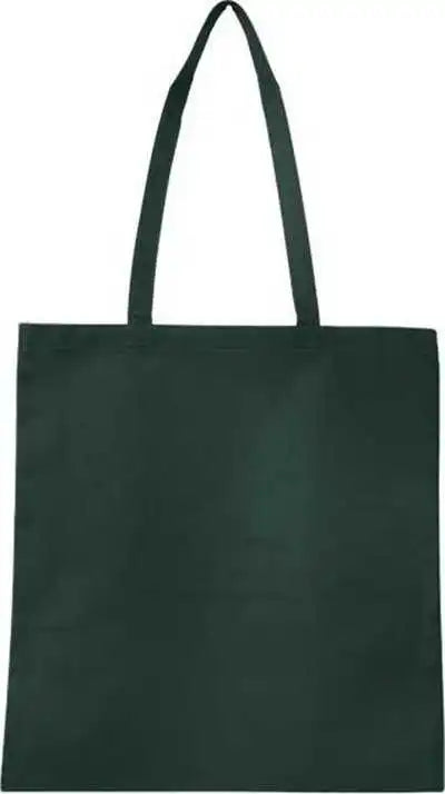 Q-tees Q126300 Non-woven Tote Bag - Forest Green - one Size Fits Most
