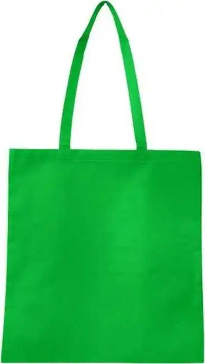Q-tees Q126300 Non-woven Tote Bag - Kelly Green - one Size Fits Most