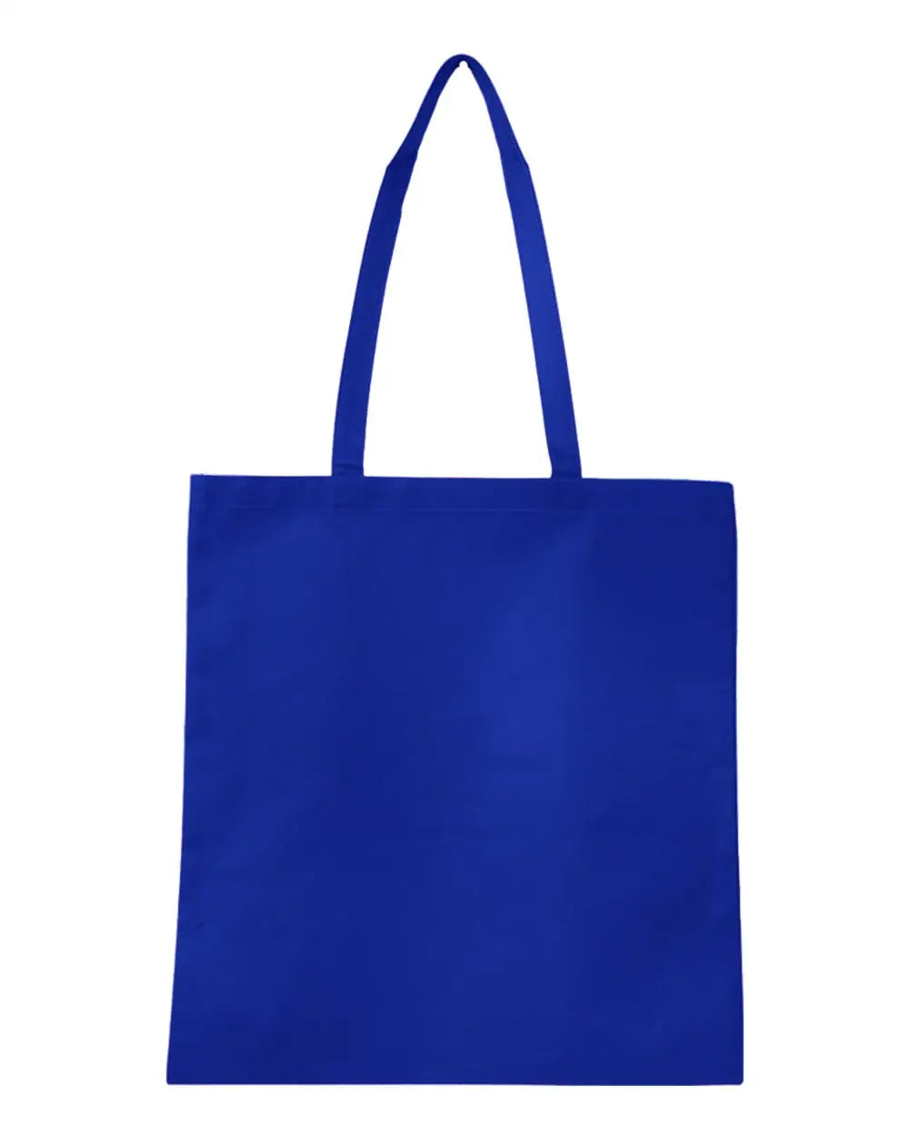 Q-tees Q126300 Non-woven Tote Bag - Royal - one Size Fits Most