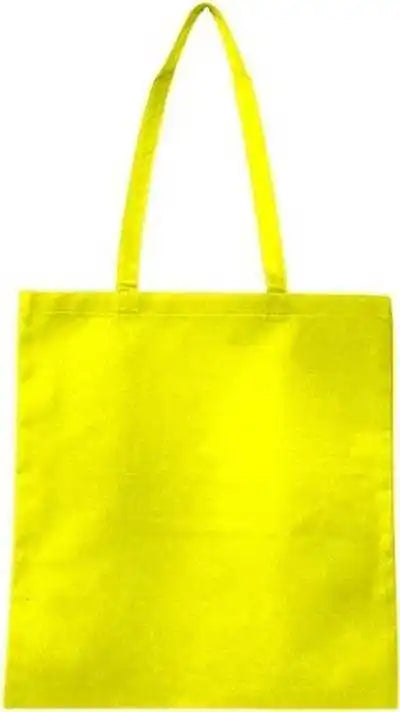Q-tees Q126300 Non-woven Tote Bag - Yellow - one Size Fits Most